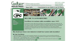 Desktop Screenshot of gaterindustries.com